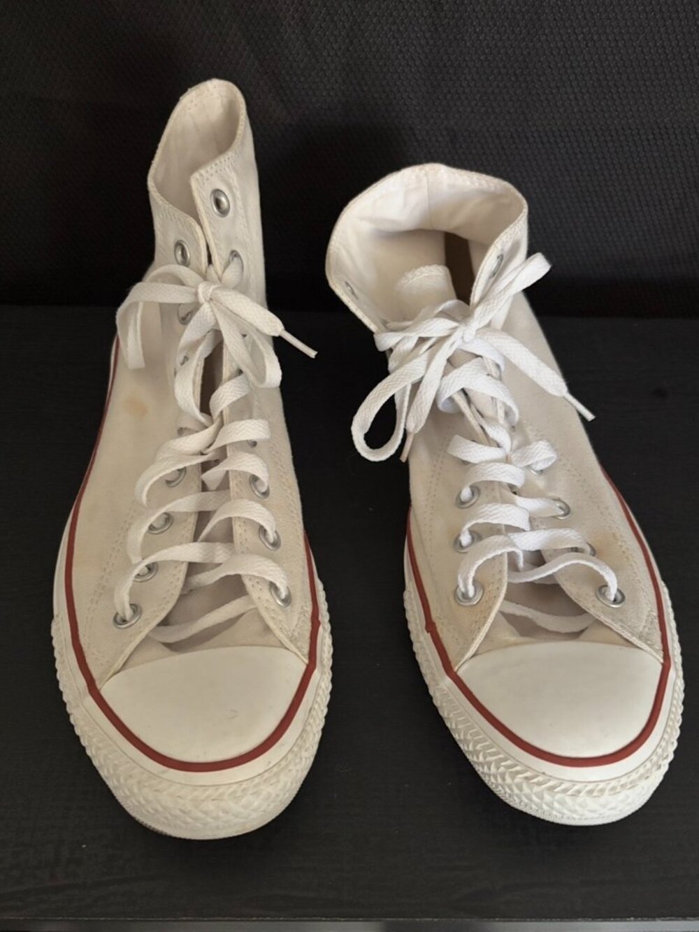 Converse All Star Chuck Taylor, men's, white, high top size 12, great soles